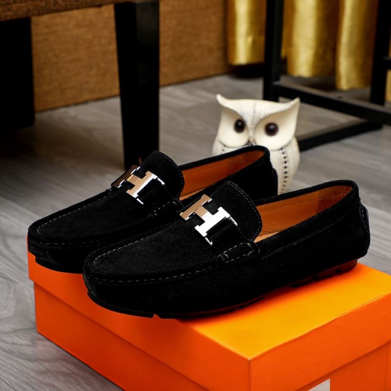 H**mes leather shoes